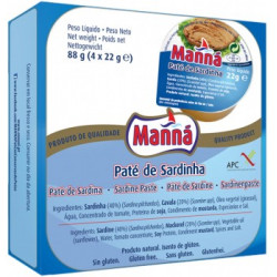 Paté de Sardina MANNÁ (pack 4)